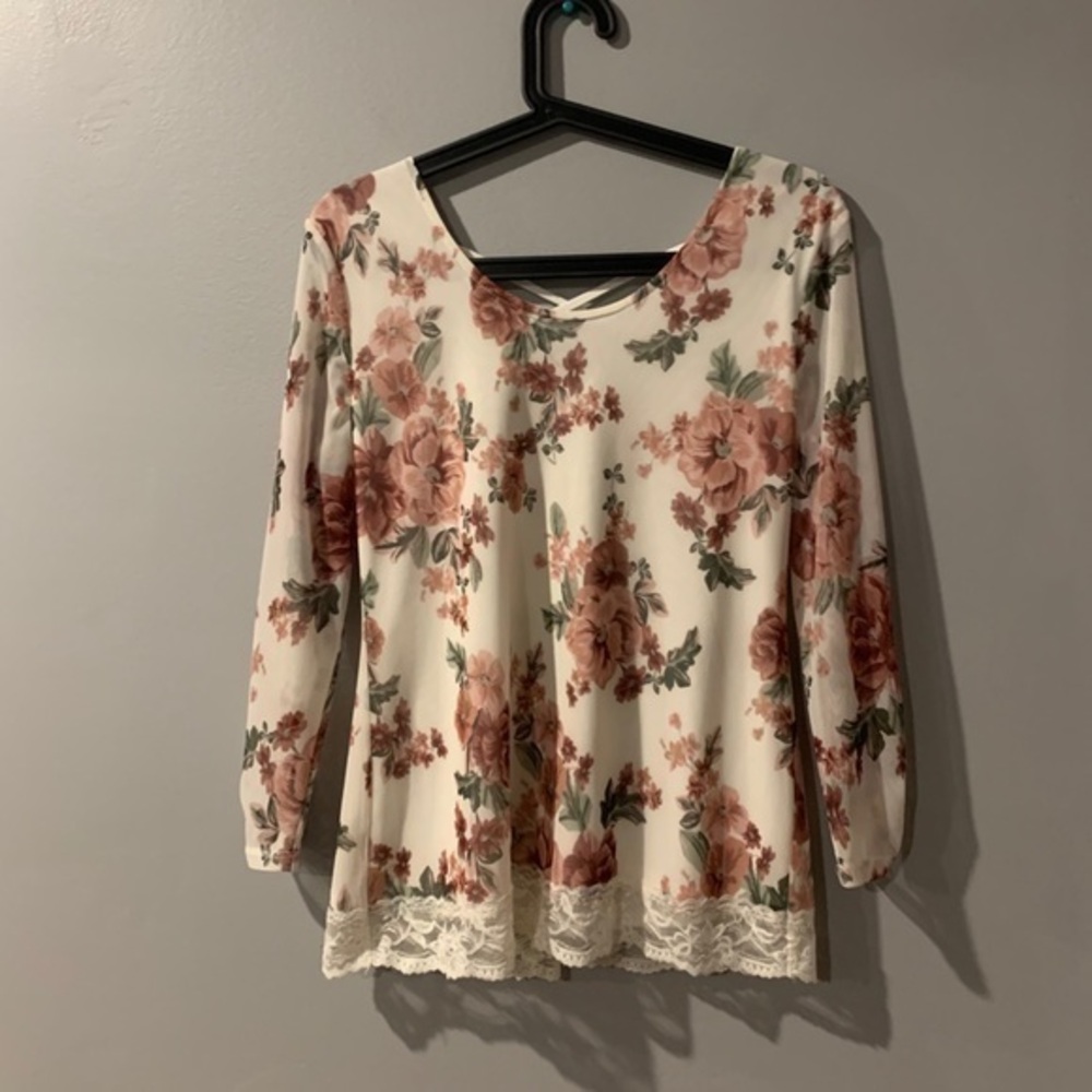 No Boundaries | floral long sleeve